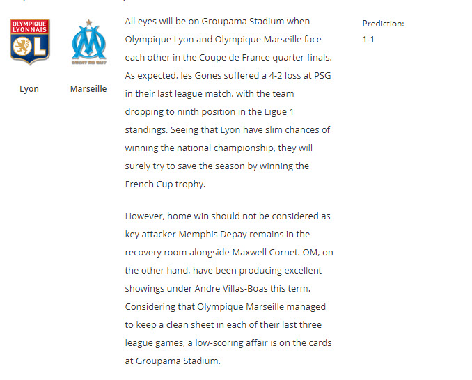 Lyon vs Marseille (3h05 13/2): M&atilde;nh sư sa lầy?