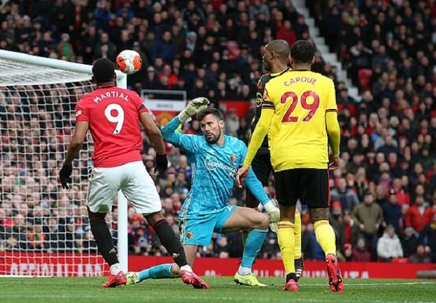 Man United 3-0 Watford: Quỷ đỏ v&agrave;o top 5