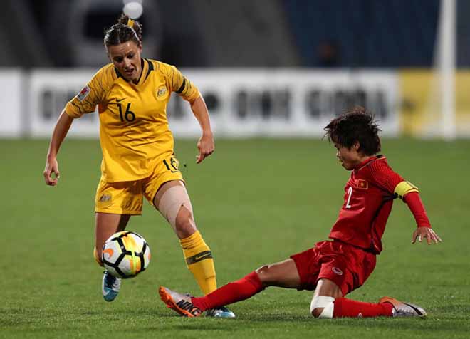 Hayley Raso - nữ tuyển thủ &Uacute;c đọ sắc c&ugrave;ng Ho&agrave;ng Thị Loan