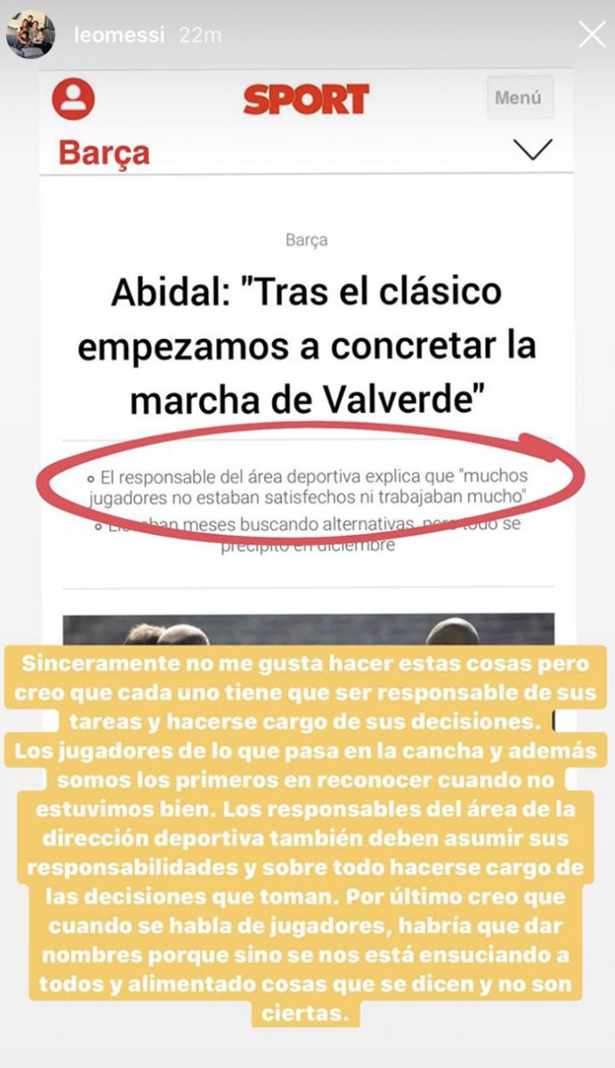 Lionel Messi khiến nội bộ CLB Barcelona nổi th&ecirc;m s&oacute;ng gi&oacute;?