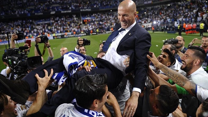 HLV Zidane tiếp tục dẫn dắt Real &iacute;t nhất đến hết m&ugrave;a giải 2021/22