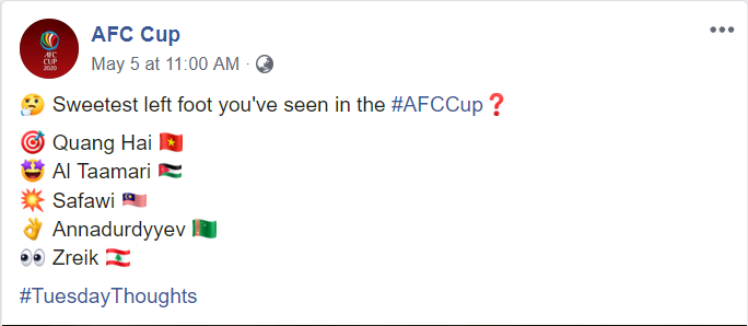 Nguyễn Quang Hải lọt Top 5 k&egrave;o tr&aacute;i xuất sắc nhất AFC Cup