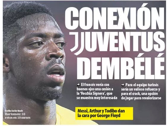 Juventus tiến gần &ldquo;h&agrave;ng hớ&rdquo; Ousmane Dembele