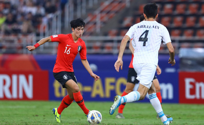 U23 Uzbekistan 1-2 U23 H&agrave;n Quốc: ĐKVĐ đi tiếp trong sợ h&atilde;i