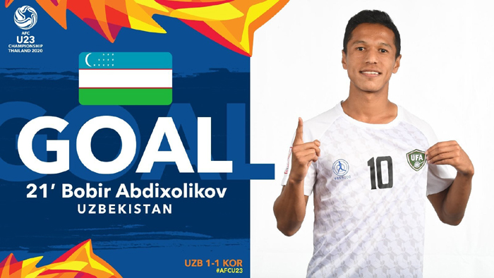 U23 Uzbekistan 1-2 U23 H&agrave;n Quốc: ĐKVĐ đi tiếp trong sợ h&atilde;i