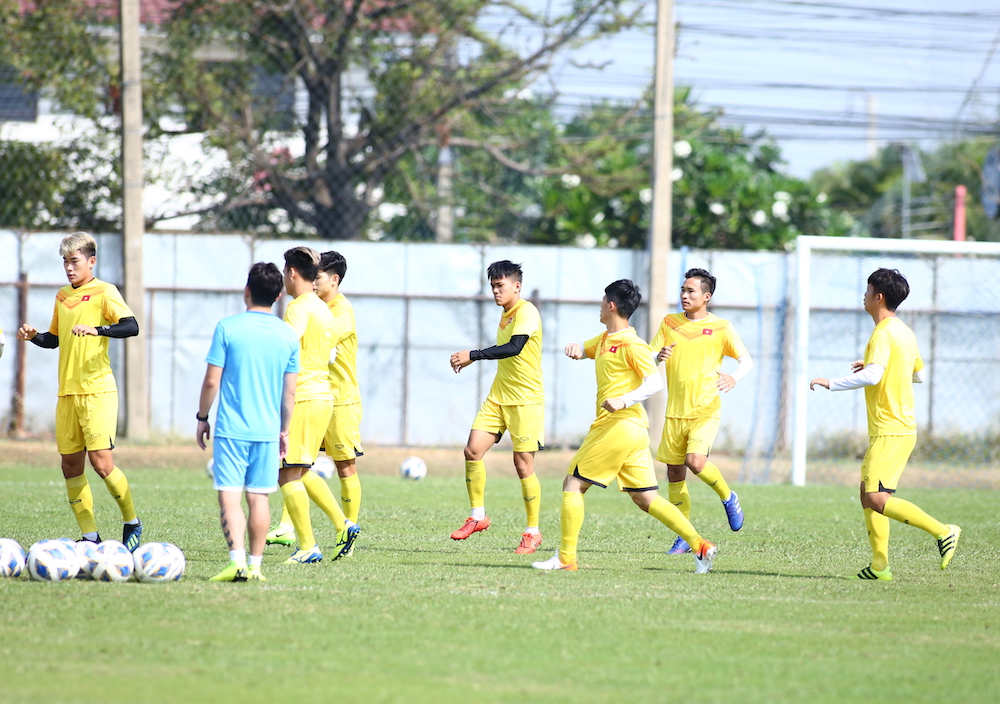 Triệu Việt Hưng tự tin U23 Việt Nam hạ đo v&aacute;n U23 Jordan