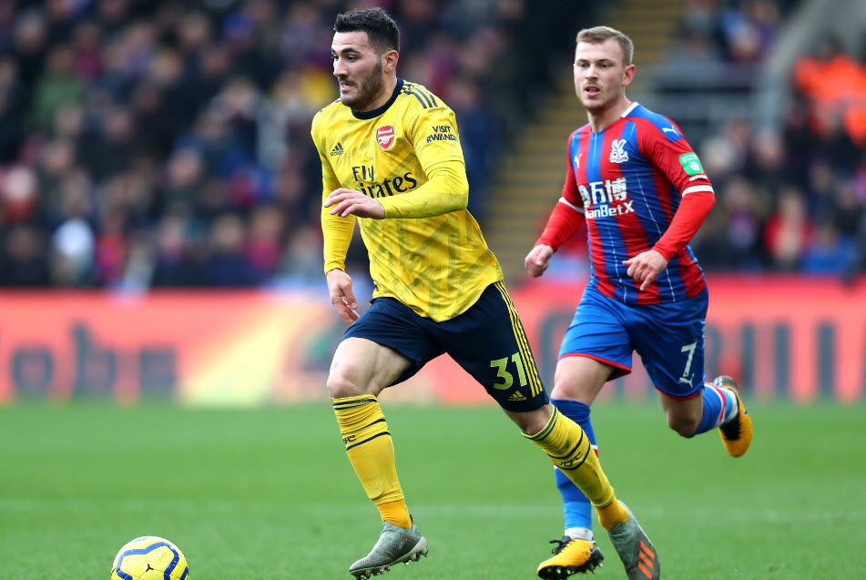 Crystal Palace 1-1 Arsenal: Aubameyang nhận thẻ đỏ, Ph&aacute;o thủ may mắn c&oacute; điểm