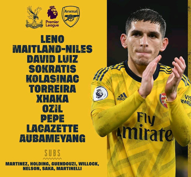 Crystal Palace 1-1 Arsenal: Aubameyang nhận thẻ đỏ, Ph&aacute;o thủ may mắn c&oacute; điểm