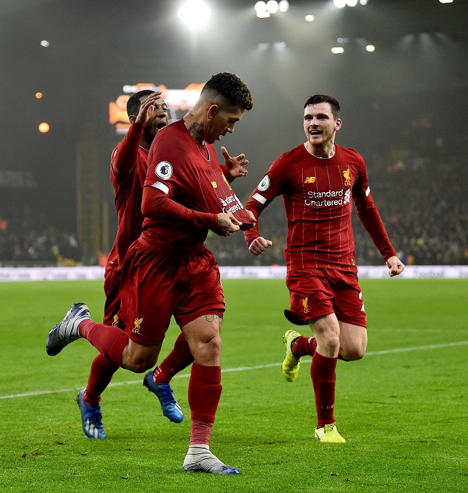 Wolves 1-2 Liverpool: Firmino gi&uacute;p The Kop độc b&aacute; Ngoại hạng Anh