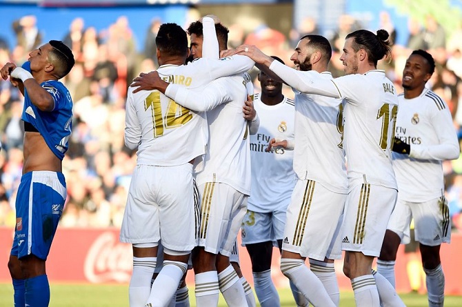 Kết quả Getafe vs Real Madrid, 22h00 ng&agrave;y 4/1: Tạm chiếm ng&ocirc;i đầu bảng