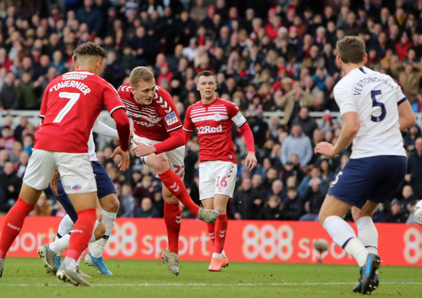 Middlesbrough 1-1 Tottenham Hotspur: Nhạt nh&ograve;a G&agrave; trống